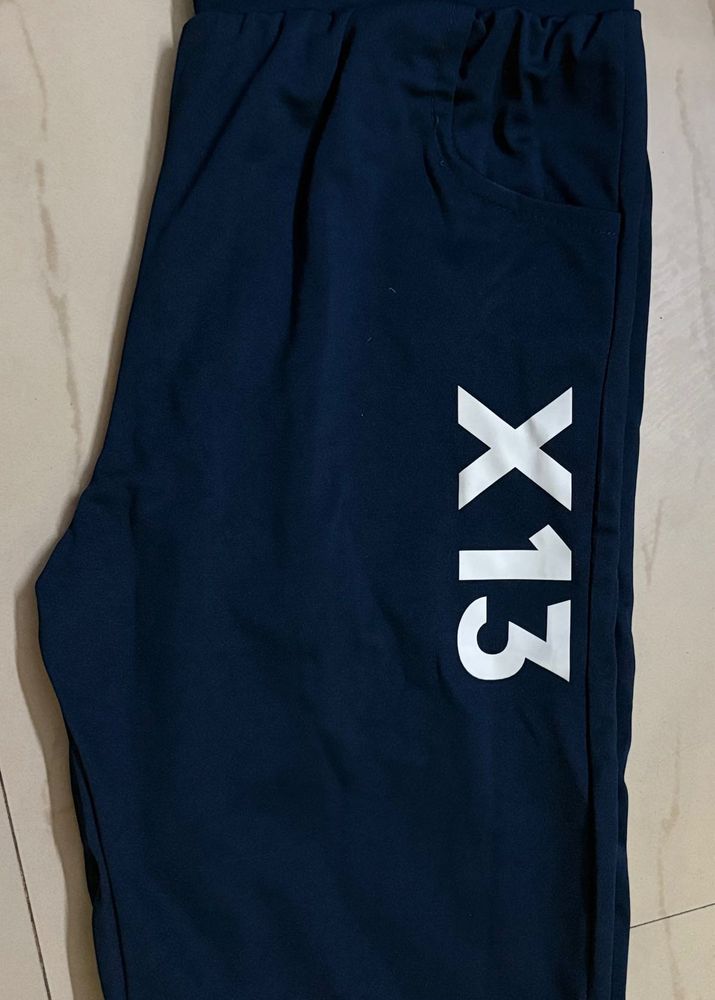 Navy Blue Joggers with X13 Logo