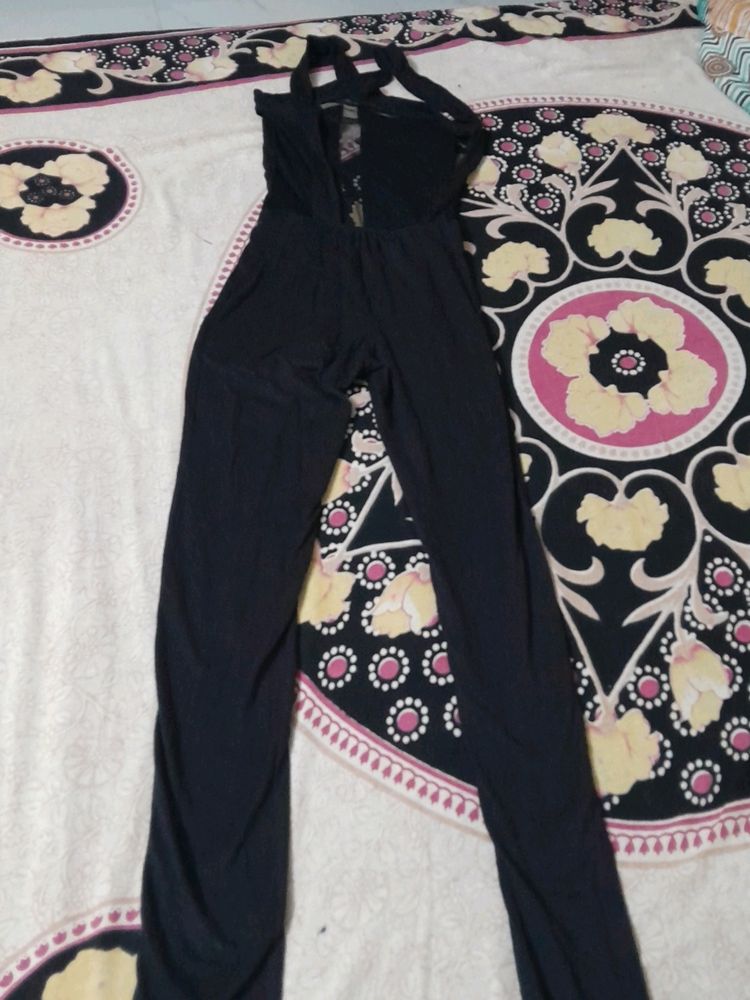 Black Halter Jumpsuit