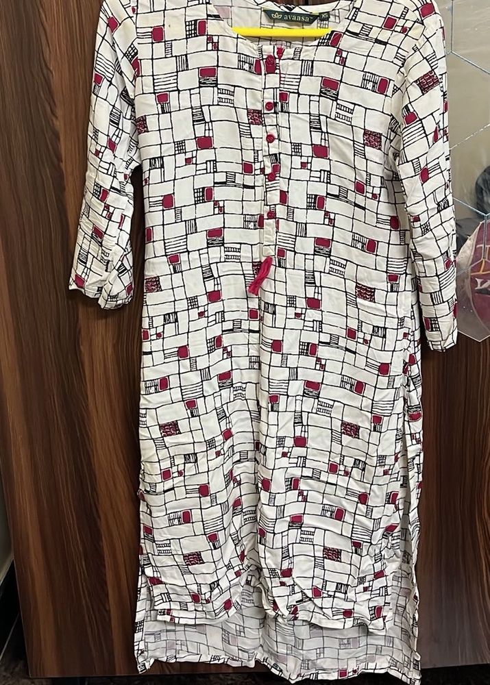 Stylish Geometric Print Kurta