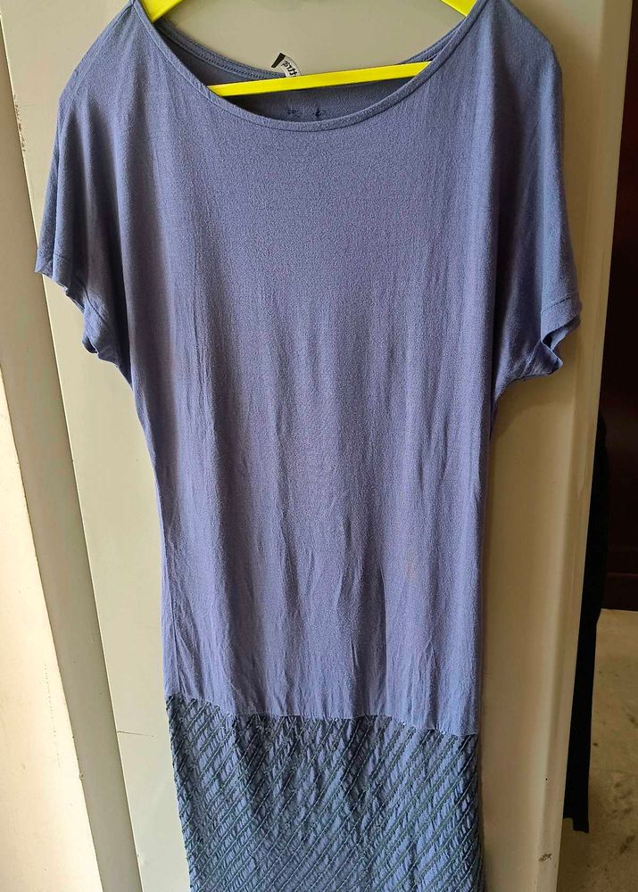 Comfy Blue Party Dress