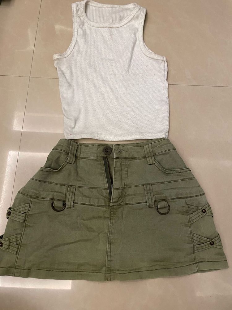 Mini Cargo Skirt