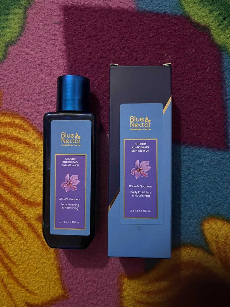 BLUE NECTAR SHUBHR KUMKUMADI SKIN GLOW OIL