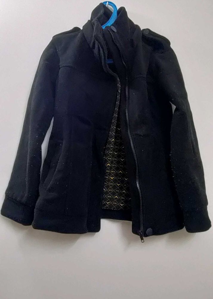 Heavy Jacket With Removable Hoodie