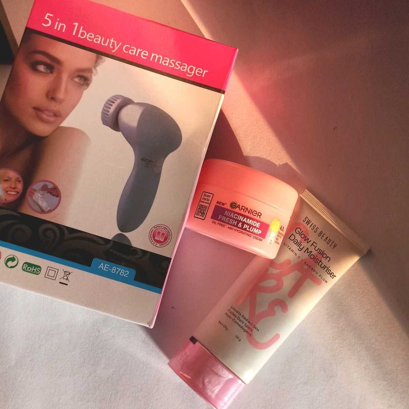 Beauty Care Massager &amp; Moisturizers PINK BUNDLE