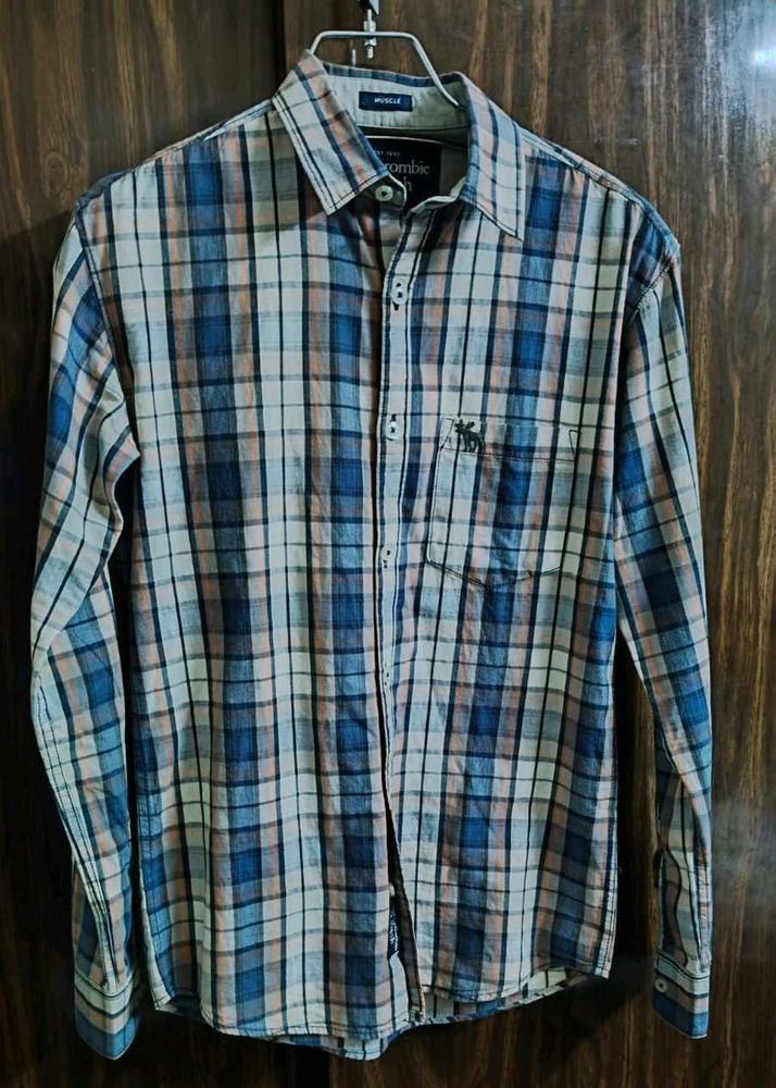 Abercrombie Plaid Button-Up Shirt
