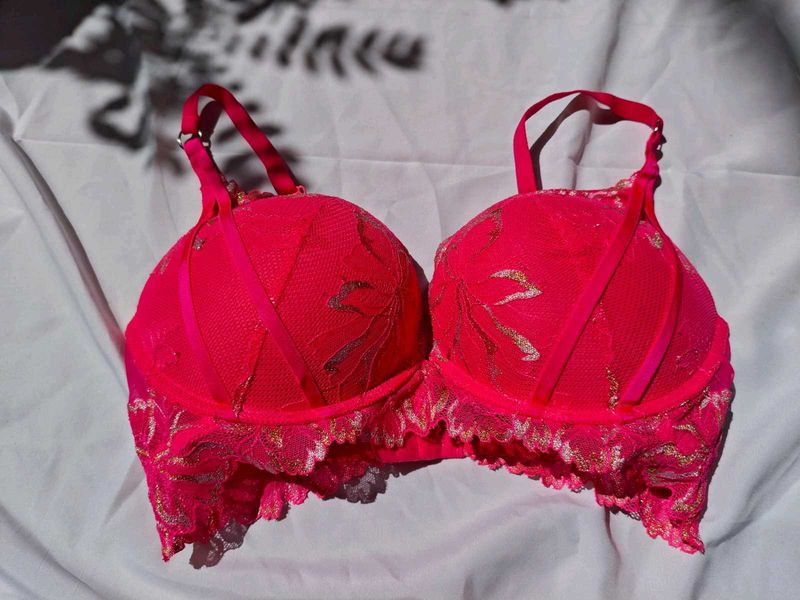 La senza Lace Trim Push-Up Bra