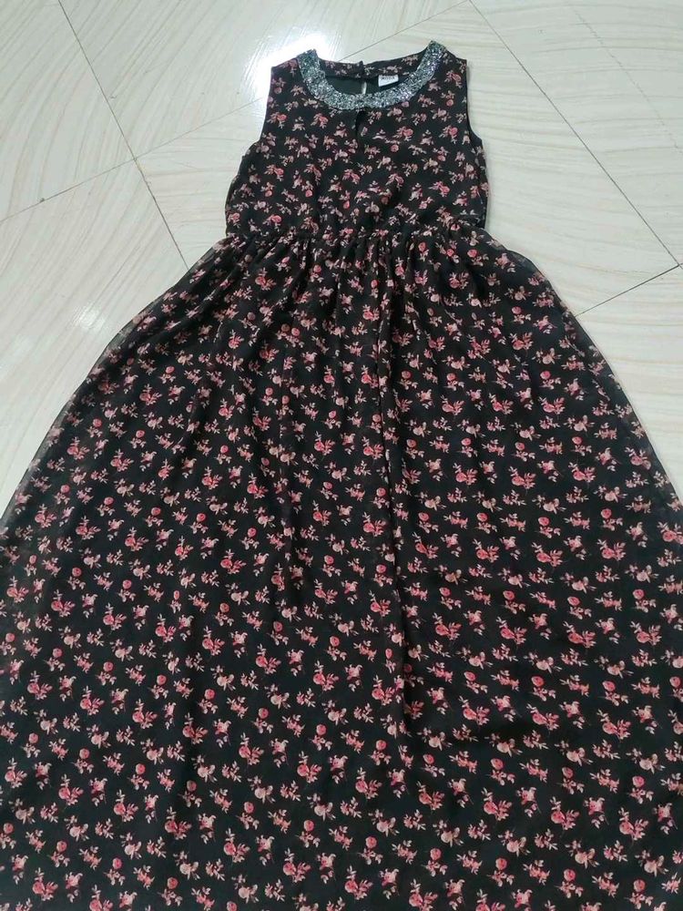 Floral Girls Dress Gown