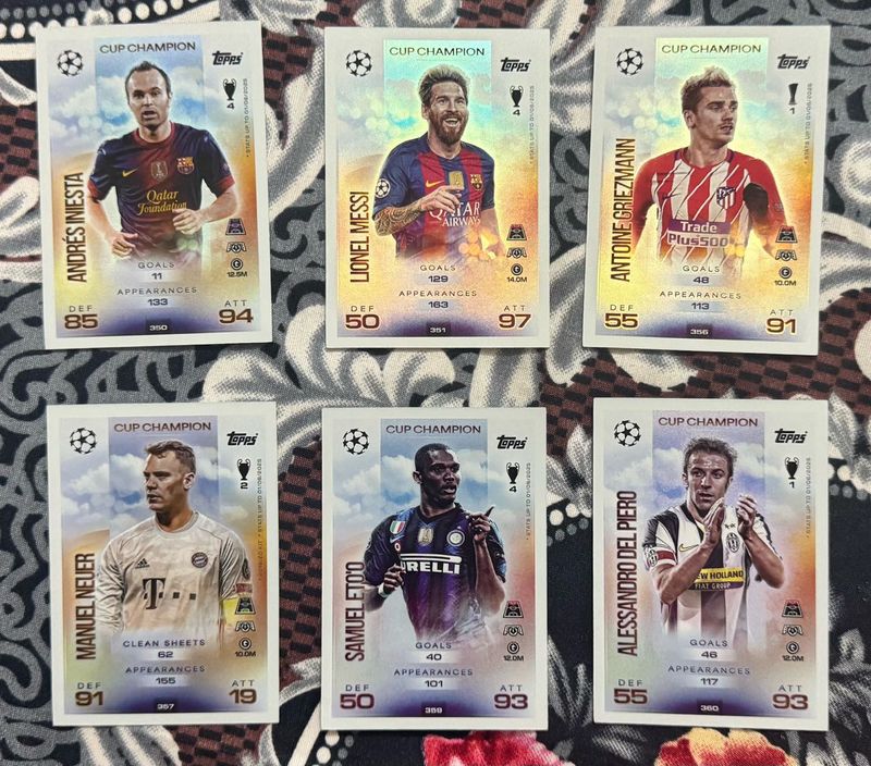 Topps Match Attax 2025/26 Messi Champion Lot Card