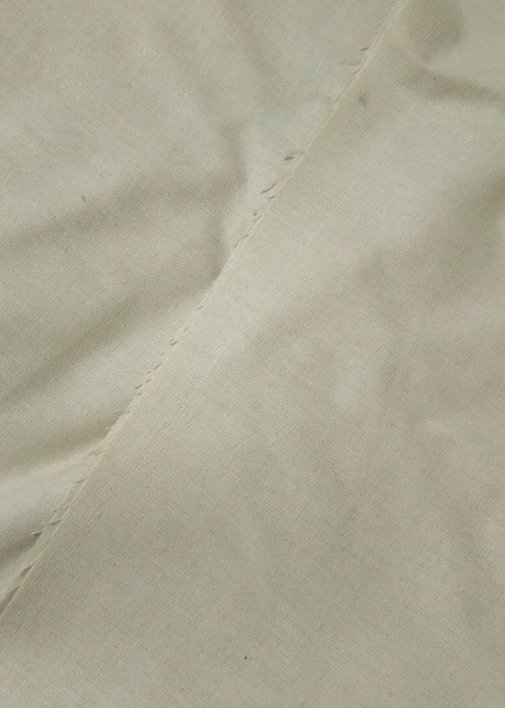Bedsheet Plain Fabric in Cream colour