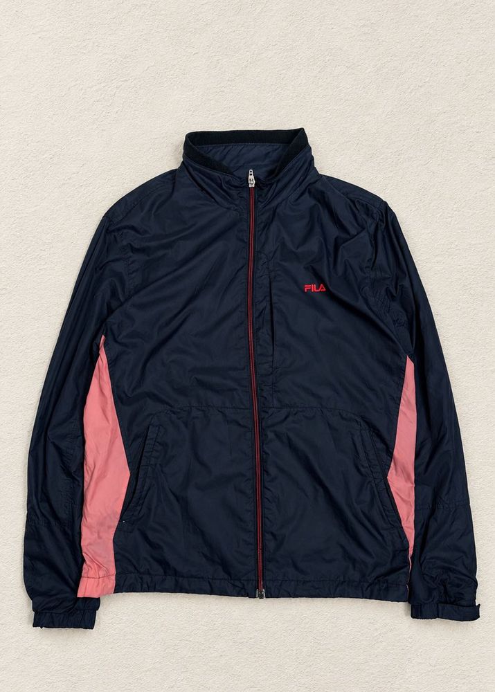 Fila Navy &amp; Pink Track Jacket