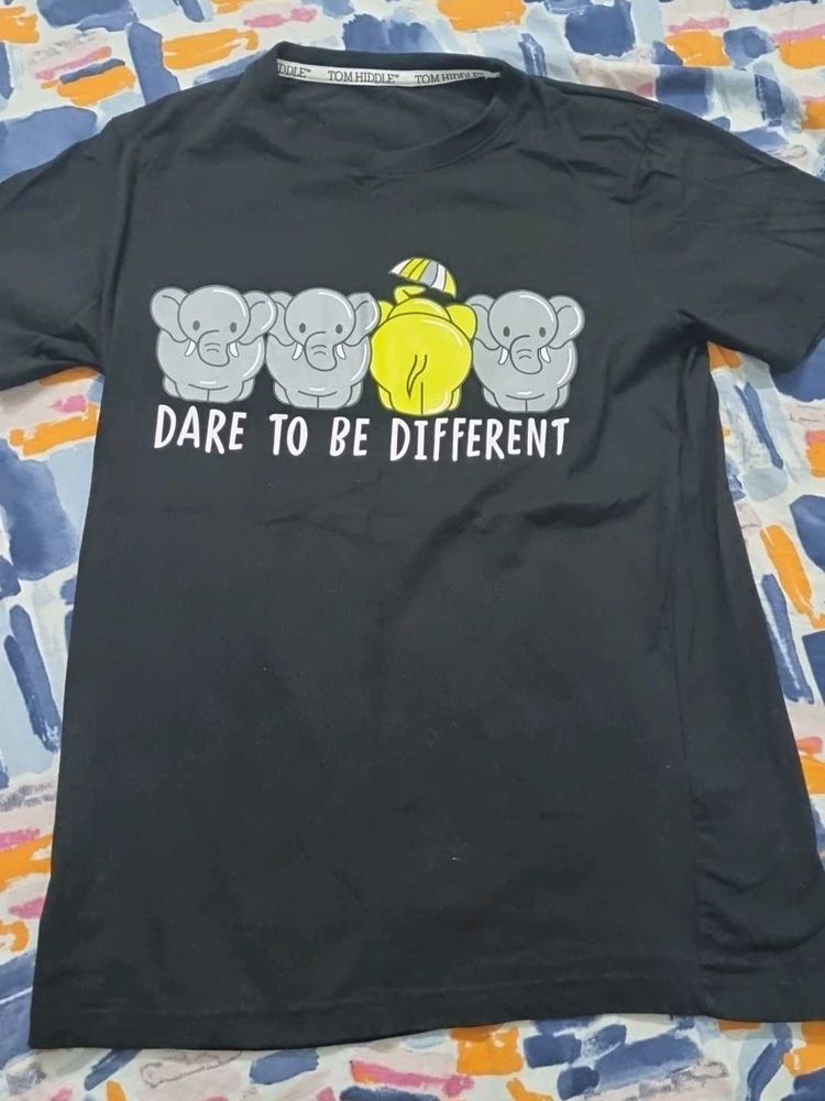 Black "Dare To Be Different" T-Shirt