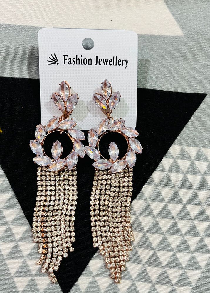 Sparkling Crystal Drop Earrings newwdtag