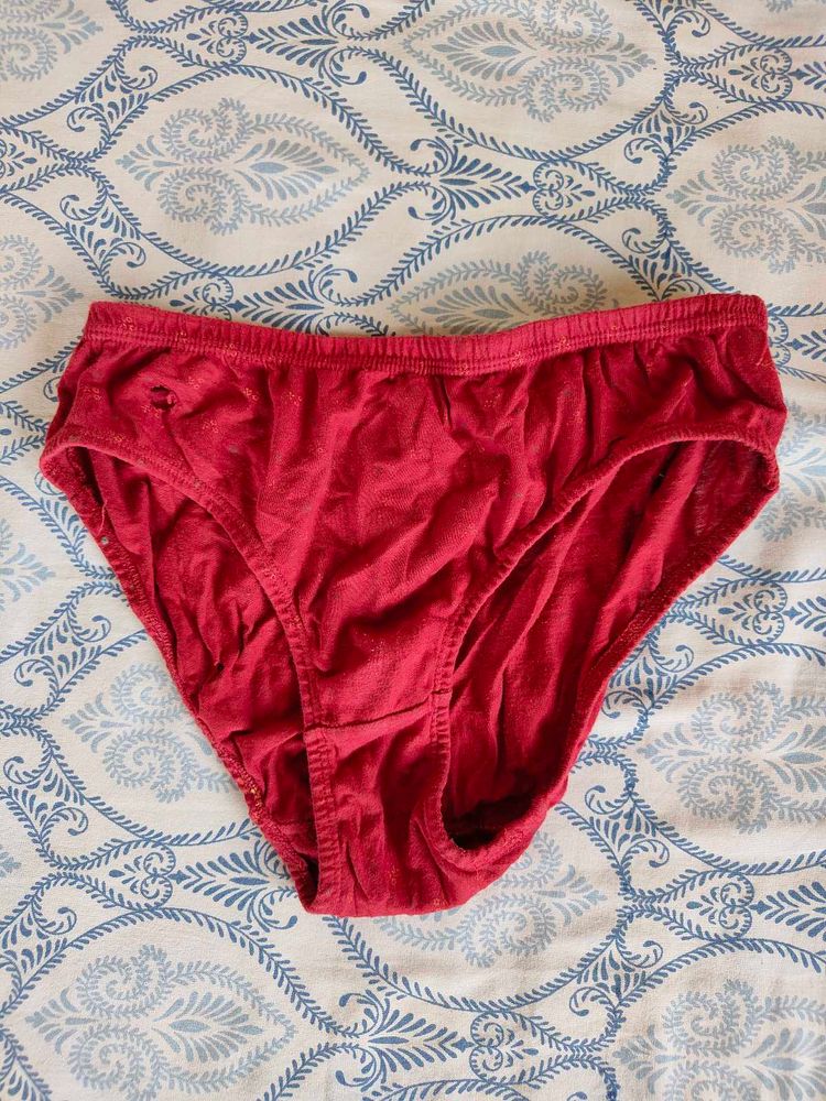 Red Cotton Briefs