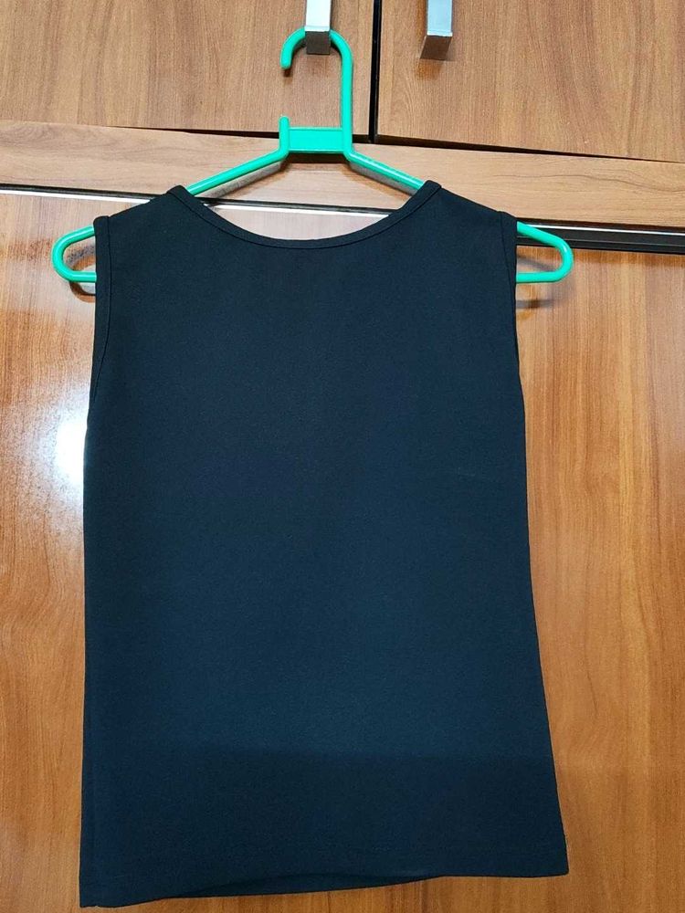 Classic Black Sleeveless Top