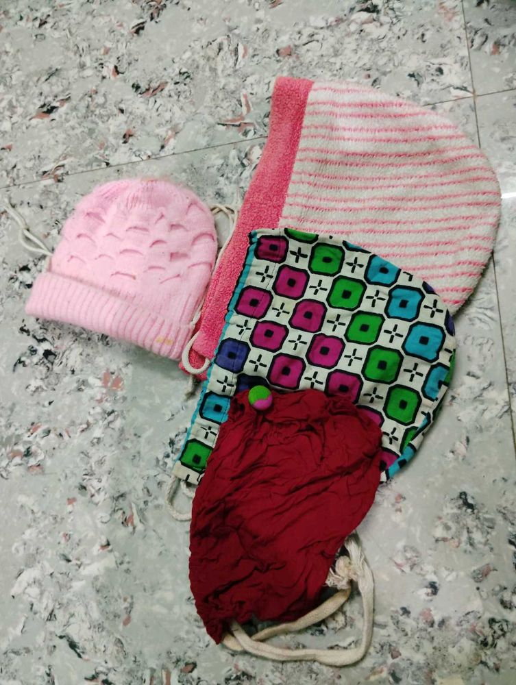 Bundle of Baby Girl Hats