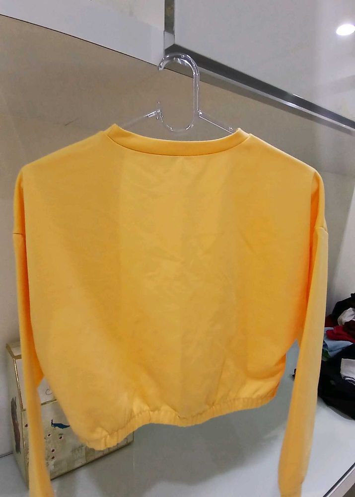 Yellow Crop Top
