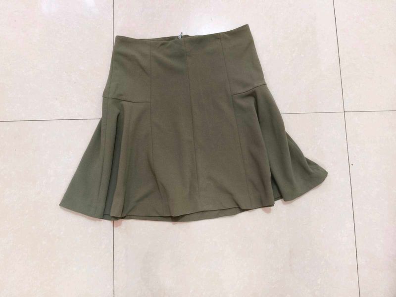 Stylish A-line Mini Skirt