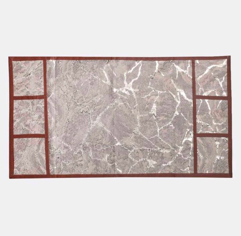 Marble Print Decorative Table Runner