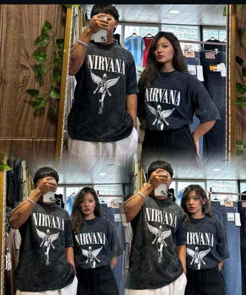 Nirvana Graphic Print T-Shirt