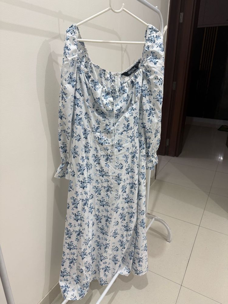 STYLECAST Floral Print Square Neck Dress