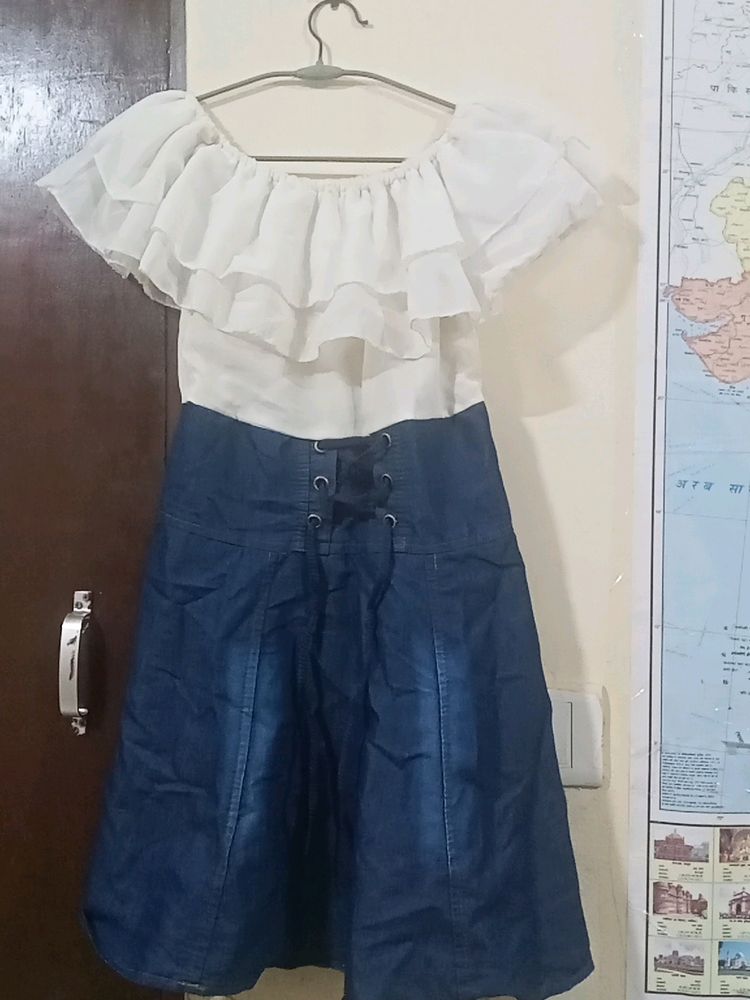 Blue And White Top