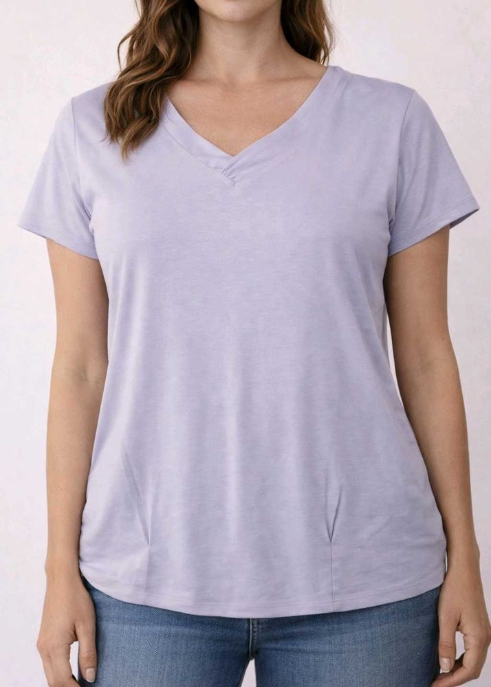 Casual V-Neck T-Shirt