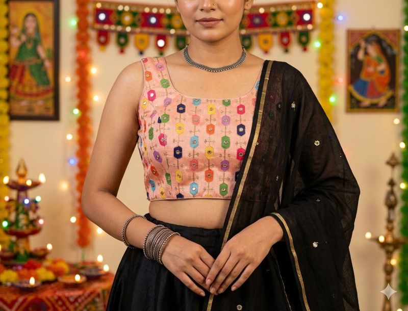 Navratri Sleeveless Blouse