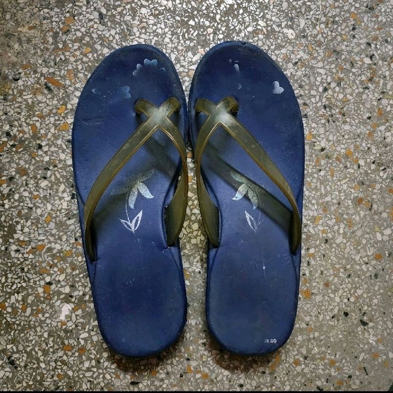 Bata Blue Slipper