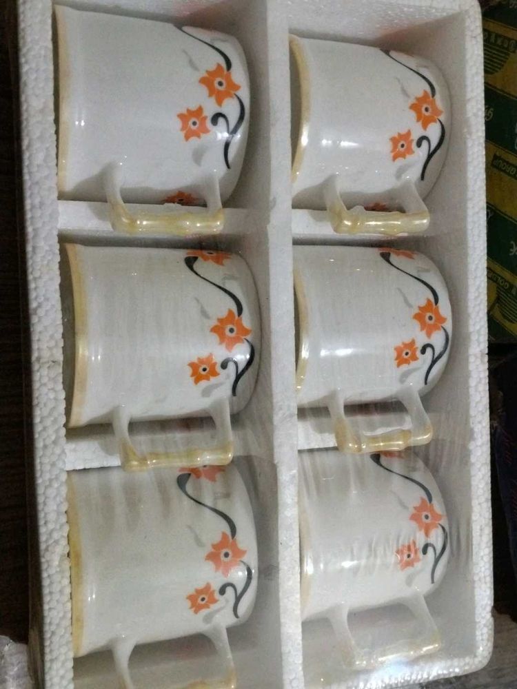 Floral Tea Cup Set (6)