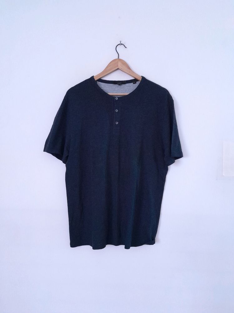 Navy Blue Casual T-Shirt (Men's)