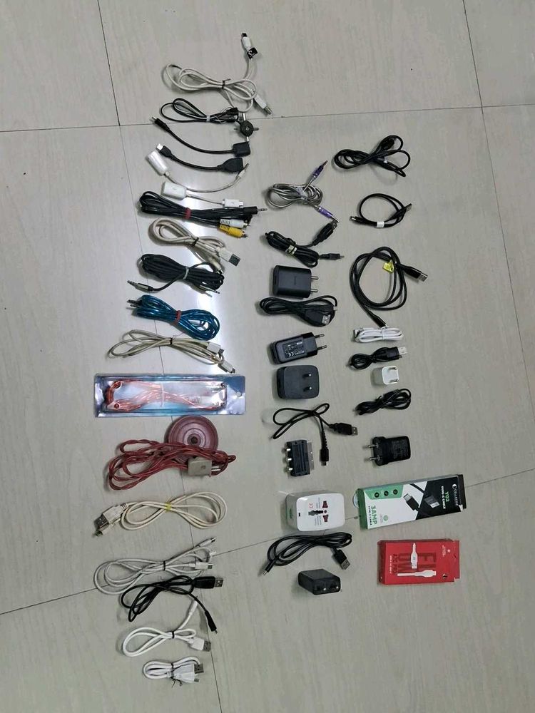 Assorted Phone Chargers &amp; Cables pick up 39