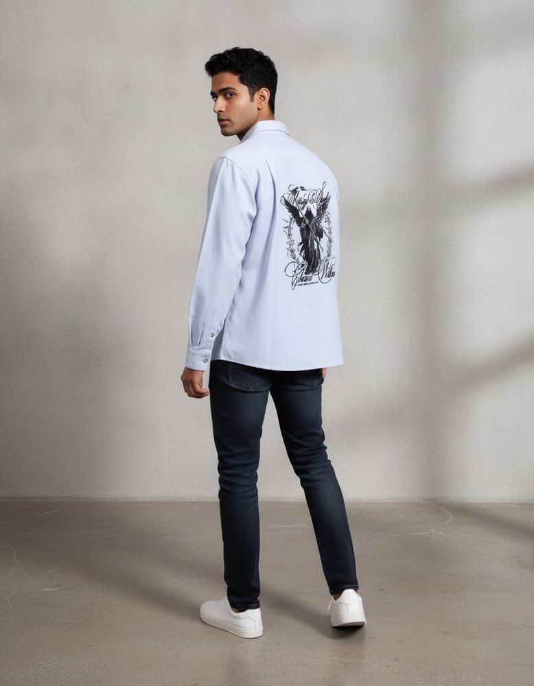 Men's Long Sleeve Graphic Shirt