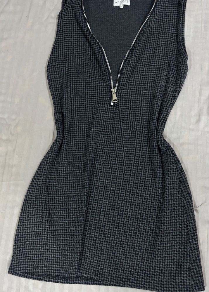 Black Zipper Dress