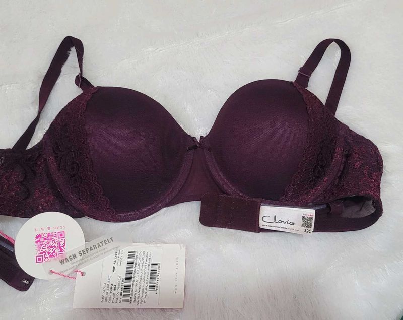 💜 New With Tag Clovia Bra 🎊 Free Delivery 🎊