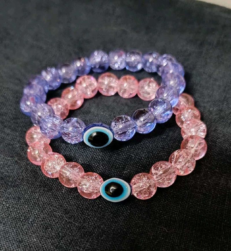 Evil Eye Beaded Bracelet Set