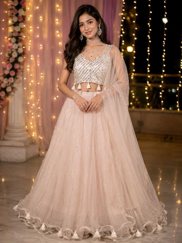 Beautiful Sequined Lehenga Choli