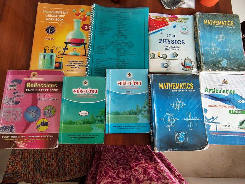 Set of I PUC Textbooks