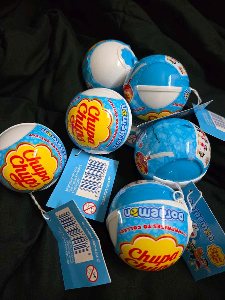 Chupa Chups Doraemon Surprise Balls - Pack of 6
