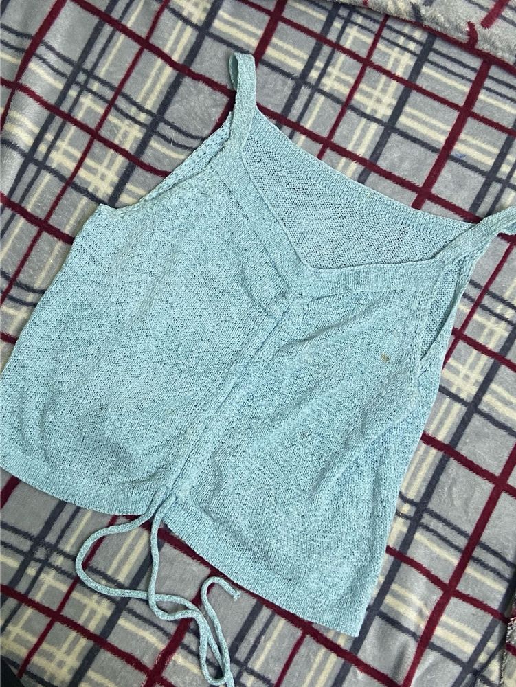 Light Blue Spaghetti Strap Top