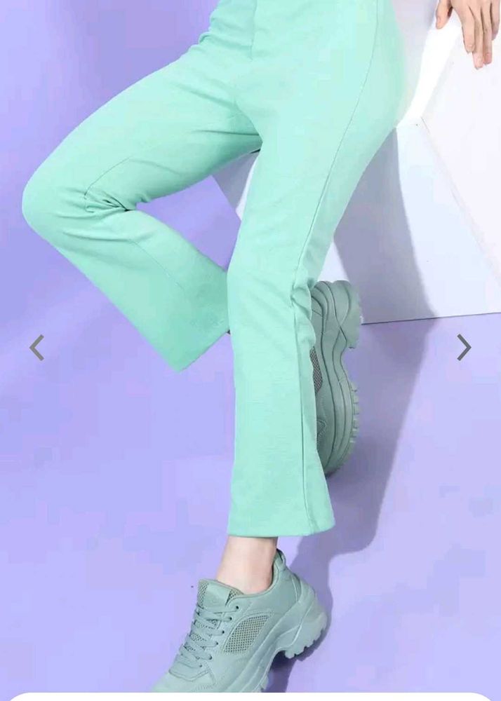 Stylish Mint Green Pants