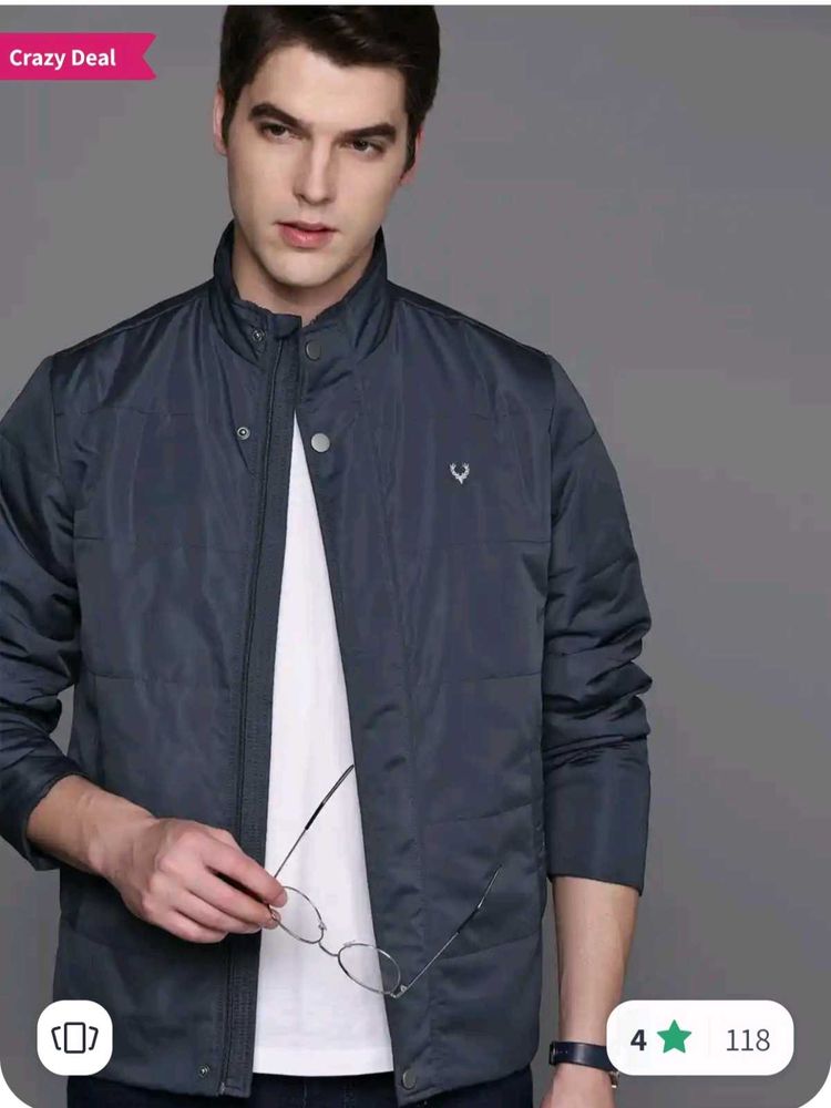 Allen Solly Navy Blue Jacket