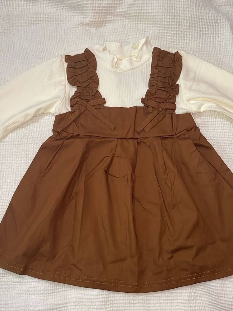 Cute Brown Jumper Dress