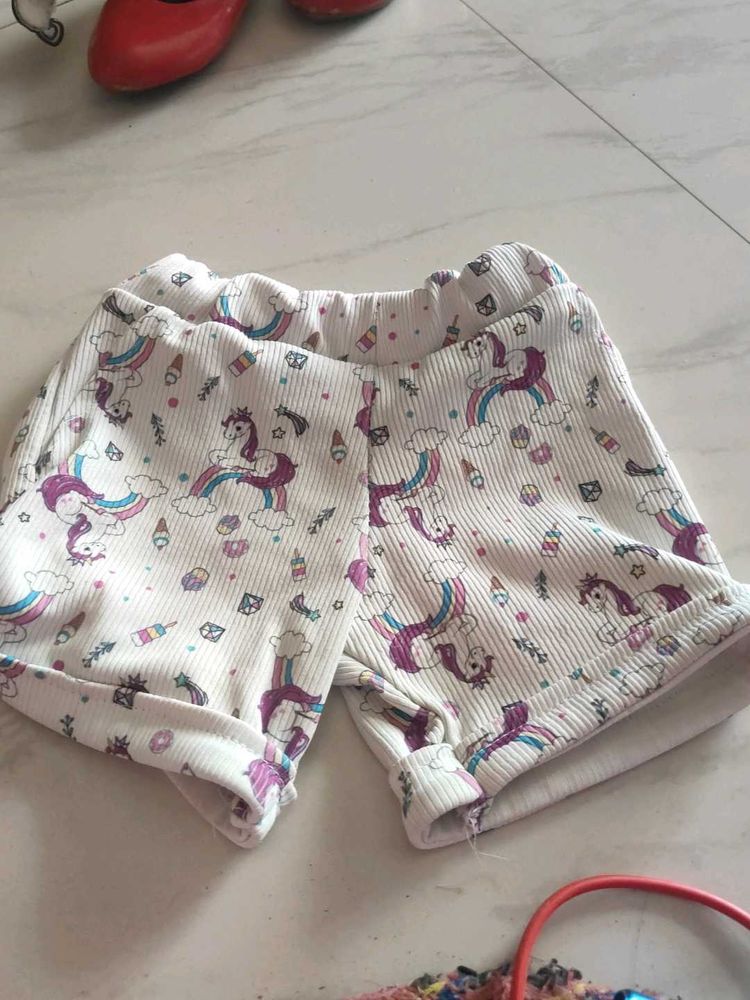 Cute Unicorn Shorts for Girls