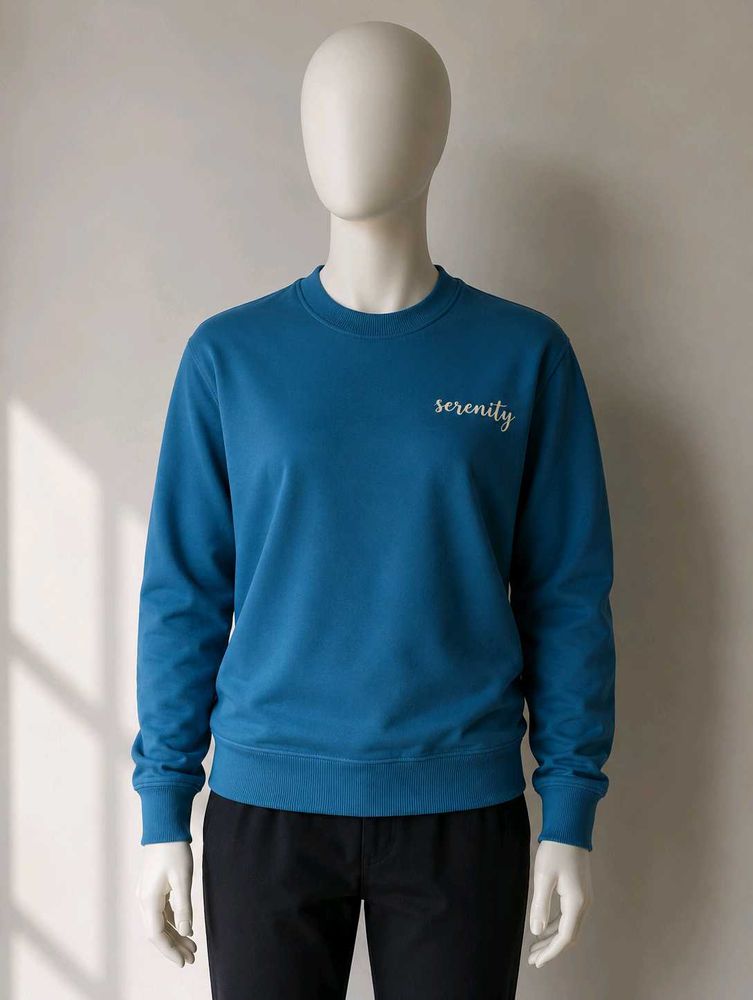 Comfortable Blue "Serenity" Sweatshirt