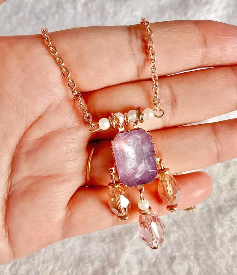 Crystal Rose Gold Necklace ANTI TARNISH