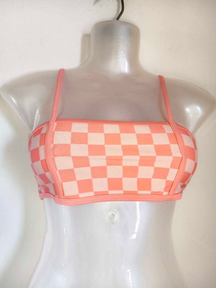 Checkered Tube Top