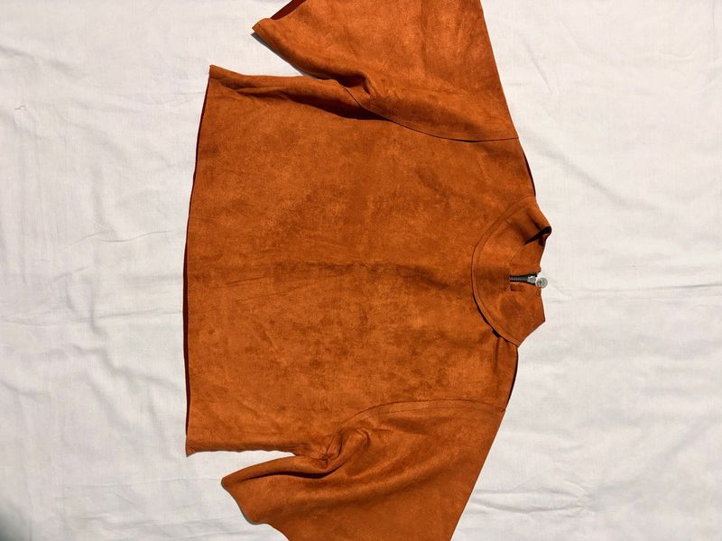 Rust Bell Sleeve Top