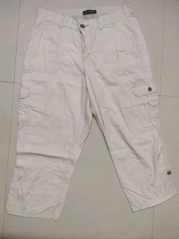 Imported Lee Relaxed Cargo Capri
