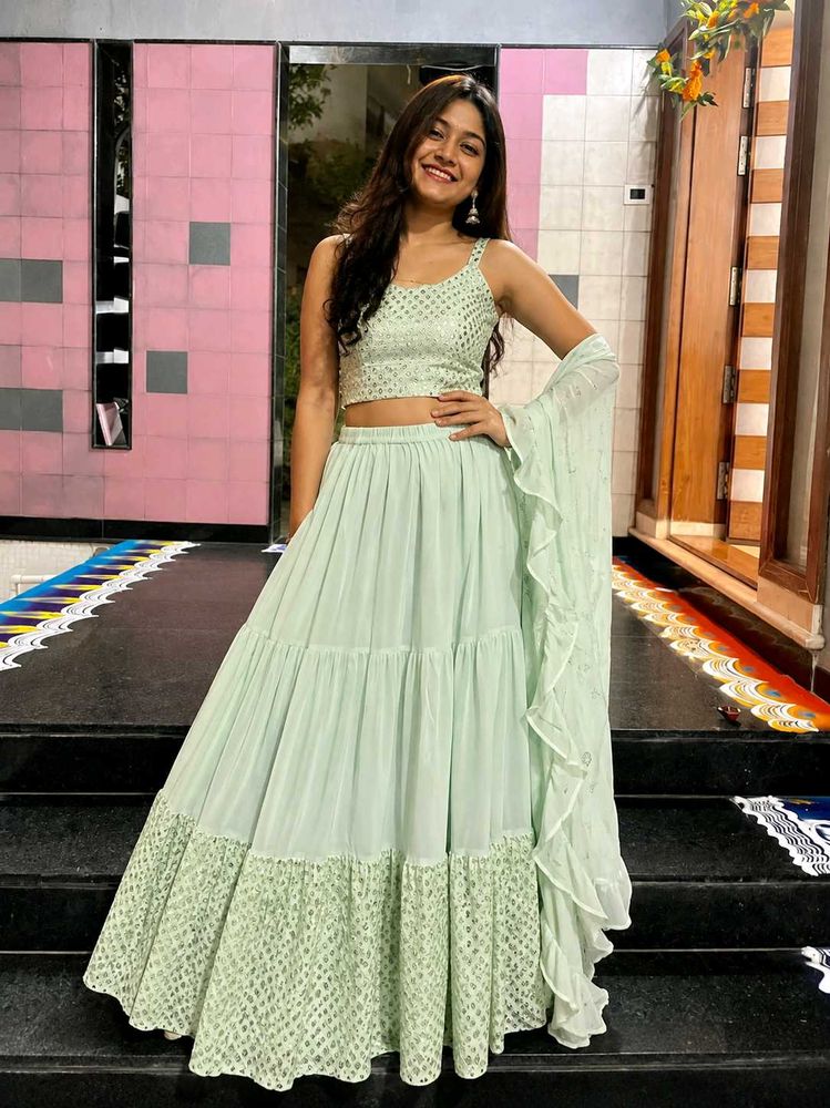 Designer sequin Lehenga Choli Set