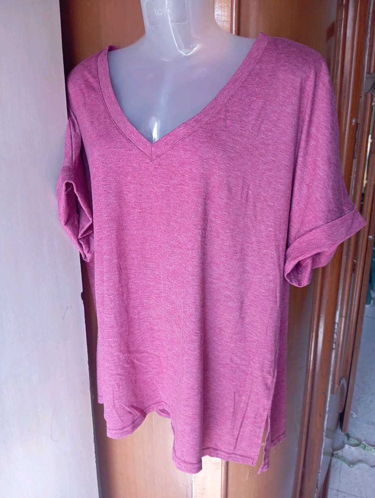 Casual V-Neck Top